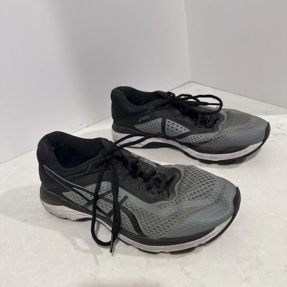 ASICS FlyteFoam Dynamic Duomax GT-2000 Men's Athletic Sneakers Size 8.5 Gray